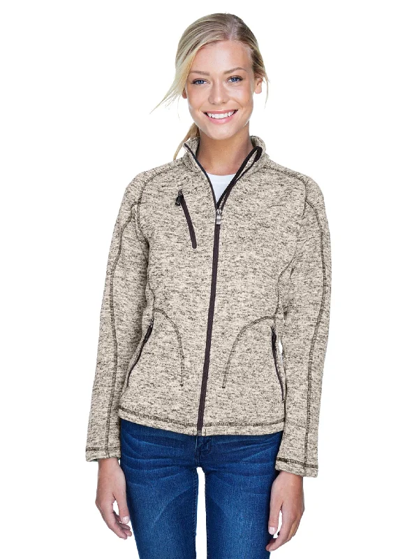 North End Sport Red Peak Ladies Sweater Fleece Jacket