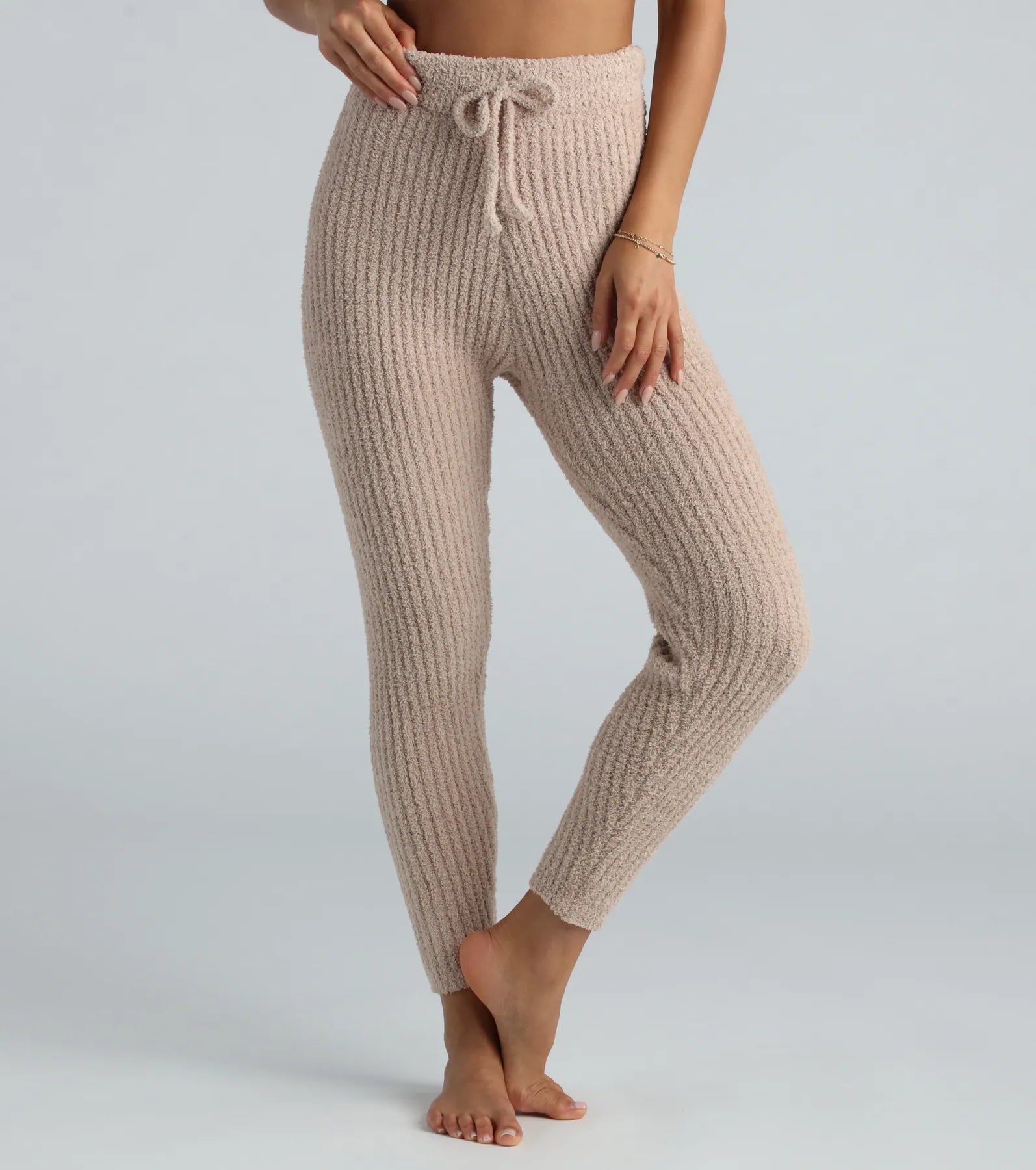 Feeling The Vibe High-Rise Chenille Joggers