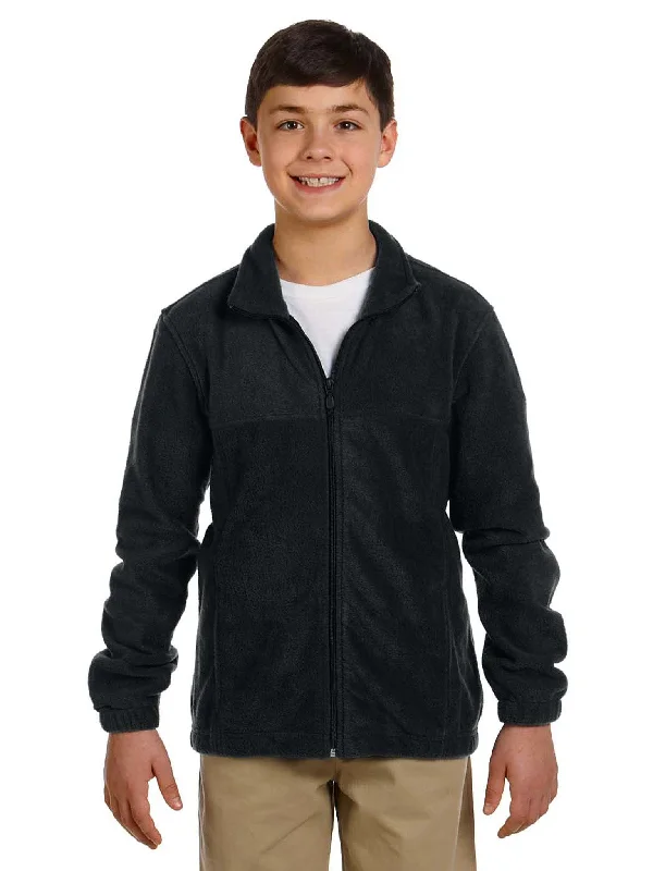 Harriton Youth Full-Zip Fleece