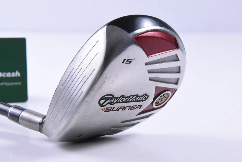 Left Hand Taylormade Burner 2007 #3 Wood / 15 Degree / Regular Flex REAX 50