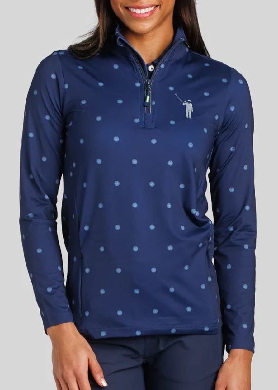 Divot Dots Women's Chip Shot Pocket Pullover