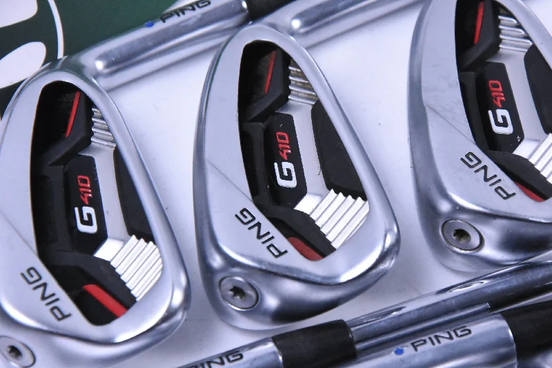 Ping G410 Irons / 5-PW+SW / Blue Dot / Stiff Flex Project X LZ 120 Shafts