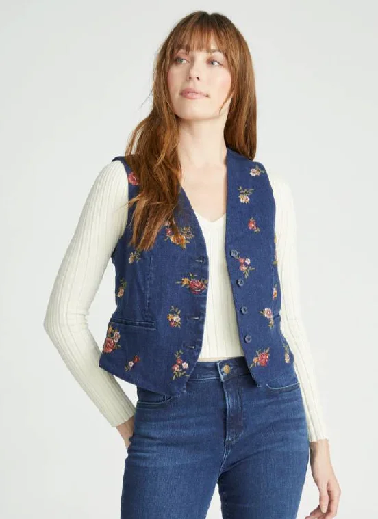 Driftwood Plantation Dark Denim Vest