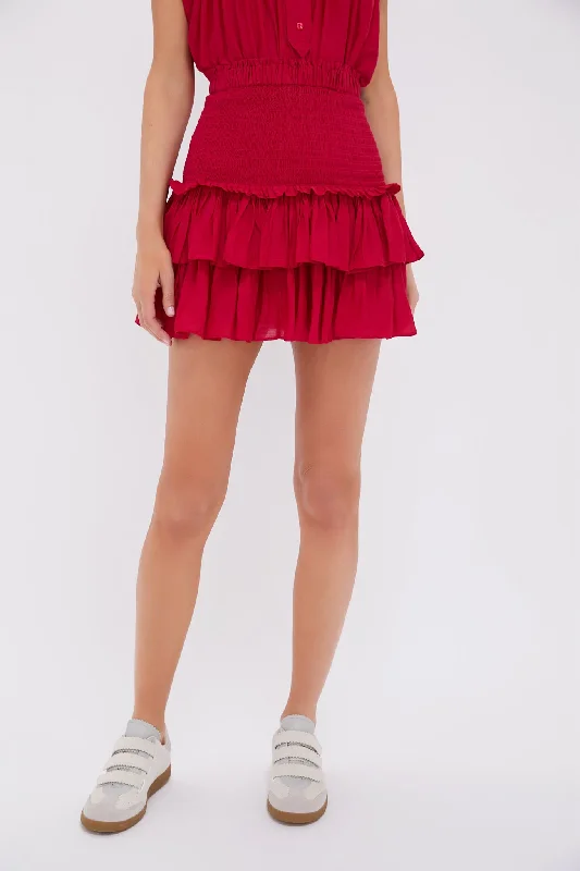 Red Naomi Skirt