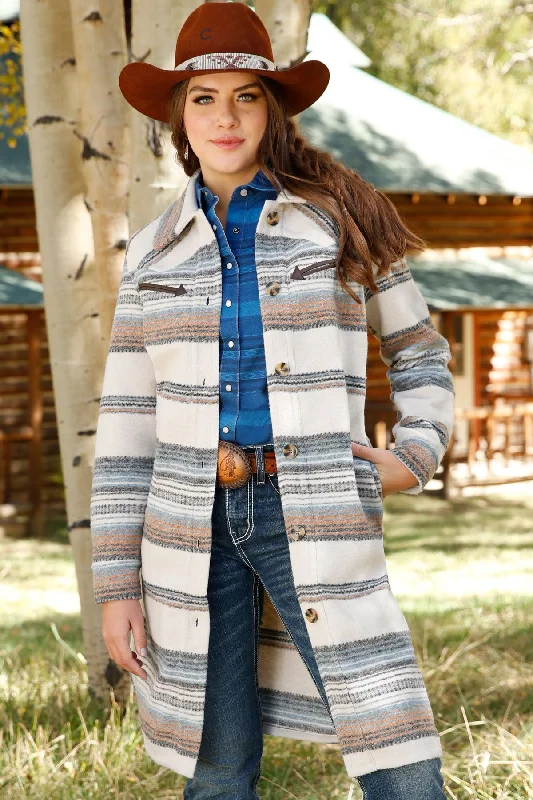 Shania Western Stripe Shacket