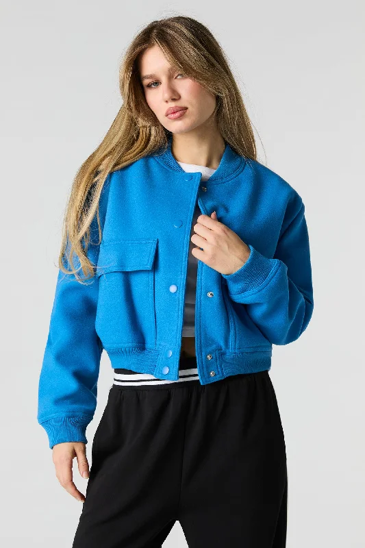 Fleece Bomber Jacket