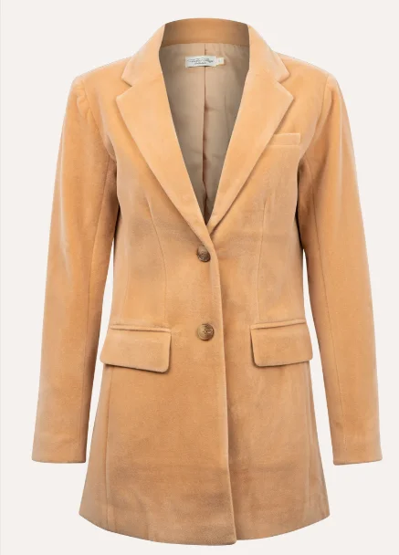 Tasha Polizzi Karmela Camel Blazer