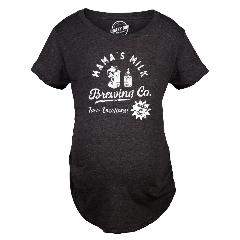 Mamas Milk Brewing Co Maternity T Shirt