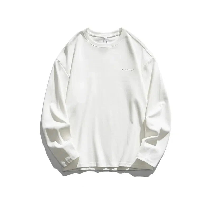 Casual Long Sleeve Crewneck T-Shirt