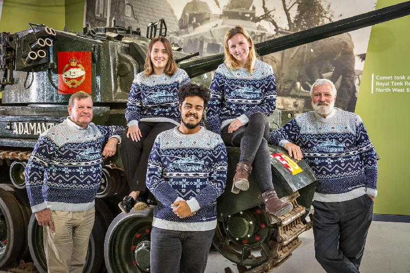 2024 Tank Museum Knitted Christmas Jumper