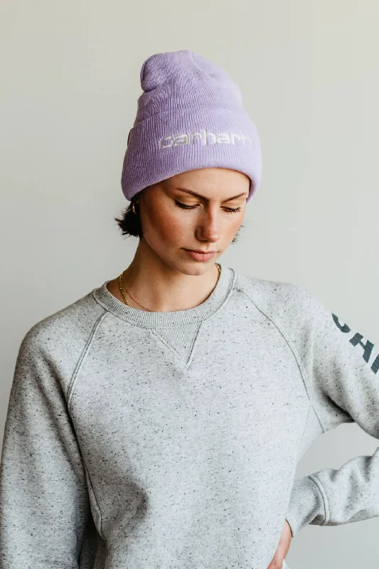 Carhartt Knit Cuff Beanie for Women in Purple | 104068-V60