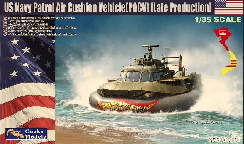 Gecko 1/35 US Navy Patrol Air Cushion Vehicle ( PACV) Late Production