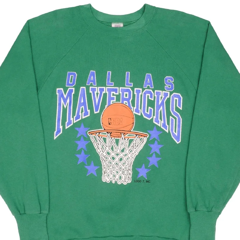 VINTAGE NBA DALLAS MAVERICKS SWEATSHIRT EARLY 1990S LARGE MADE IN USA