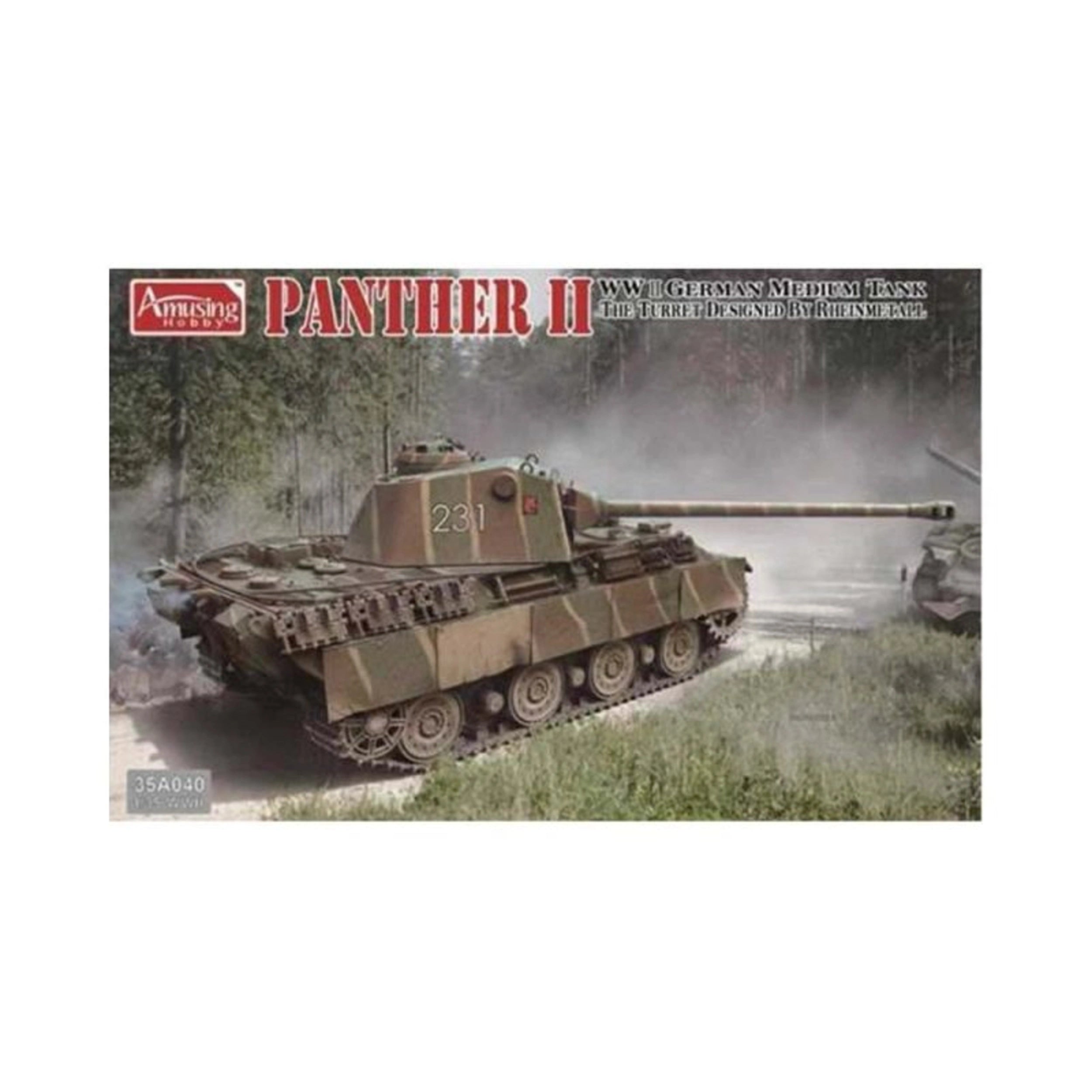 Amusing Hobby 1/35 Panther II (Turret Designed By Rheinmetall)