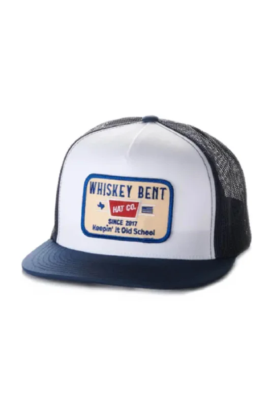 Whiskey Bent The Brewski Trucker Hat for Men in White | BRWSKI-N