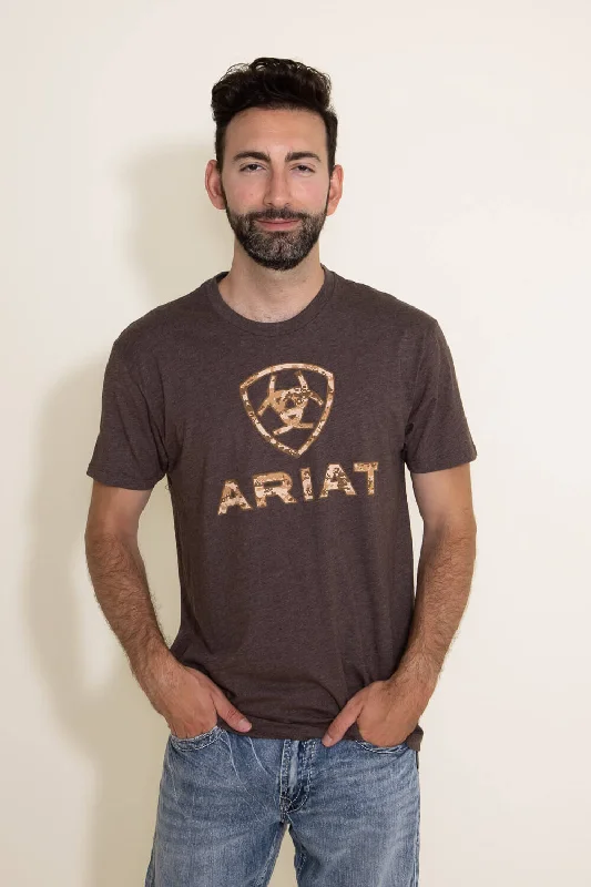 Ariat Liberty USA Digi Camo T-Shirt for Men in Brown | 10027515-BROWN