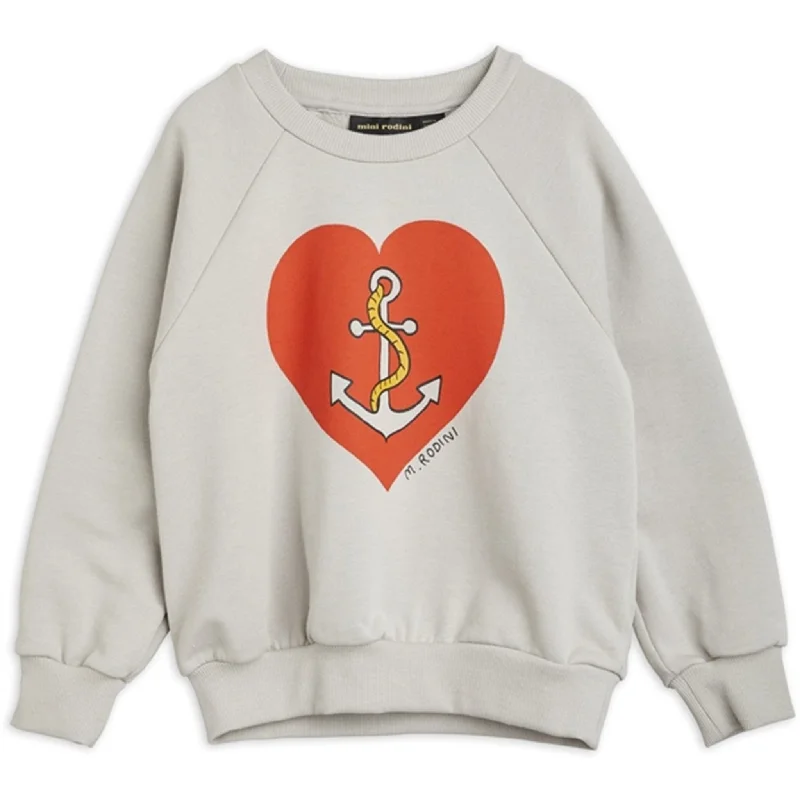 Mini Rodini Sailors Heart Sweatshirt Grey