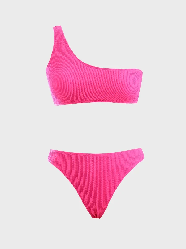 Midsize Chili Ribbed 2-Piece Bikini