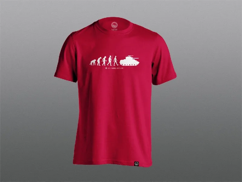 Evolution of Man T-Shirt - Red