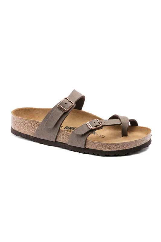 Birkenstock Mayari Birkibuc Sandals for Women in Mocha | 71061