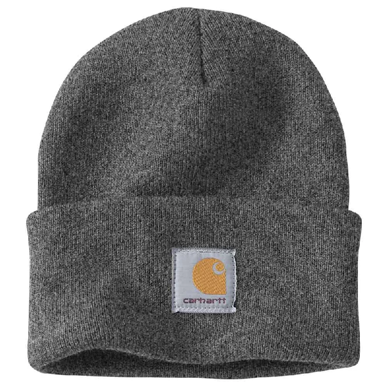 Carhartt Knit Cuff Beanie In Coal Heather  | A18-CLH