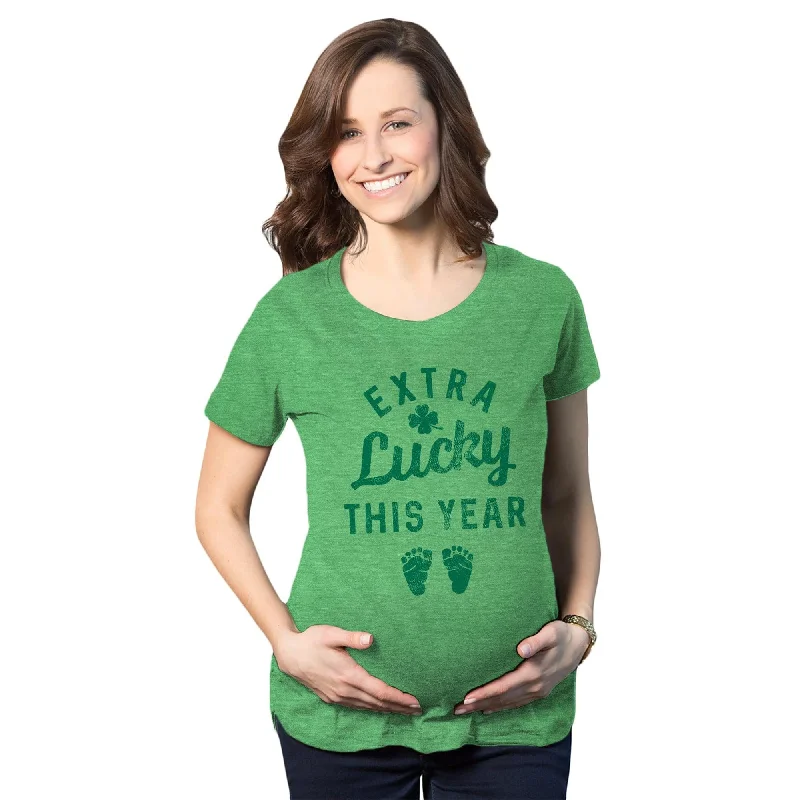 Extra Lucky This Year Maternity T Shirt