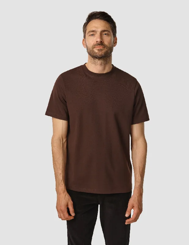 Heavy Box Fit T-shirt Espresso