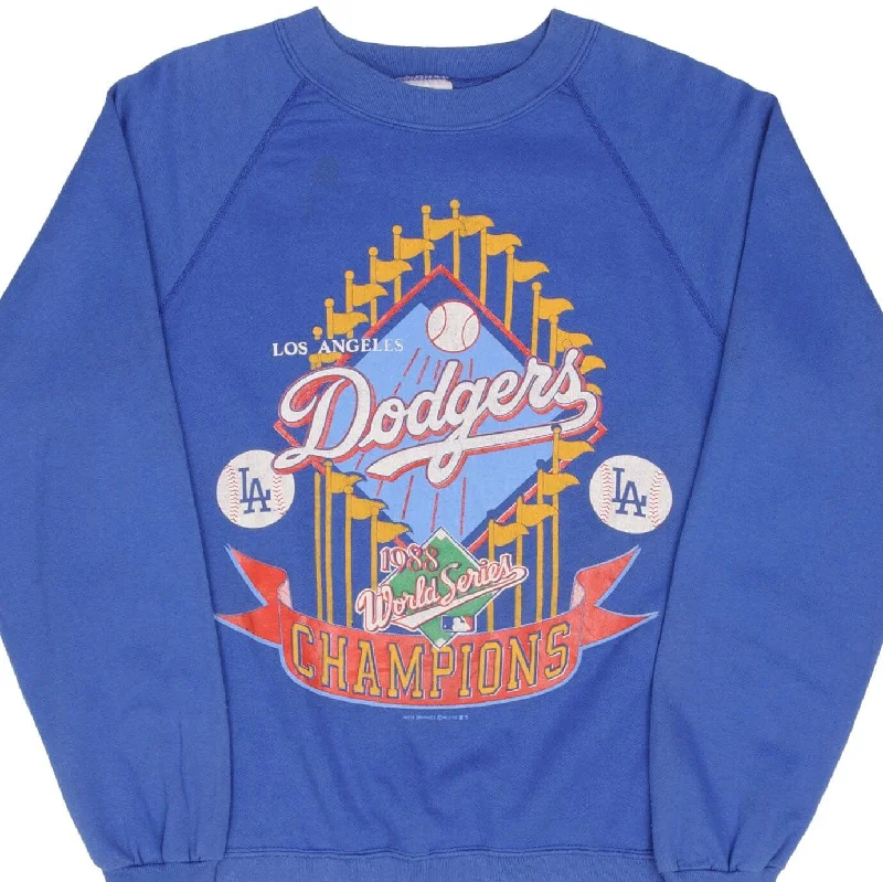 VINTAGE MLB LOS ANGELES DODGERS WORLD CHAMPIONS 1988 SWEATSHIRT SMALL MADE USA