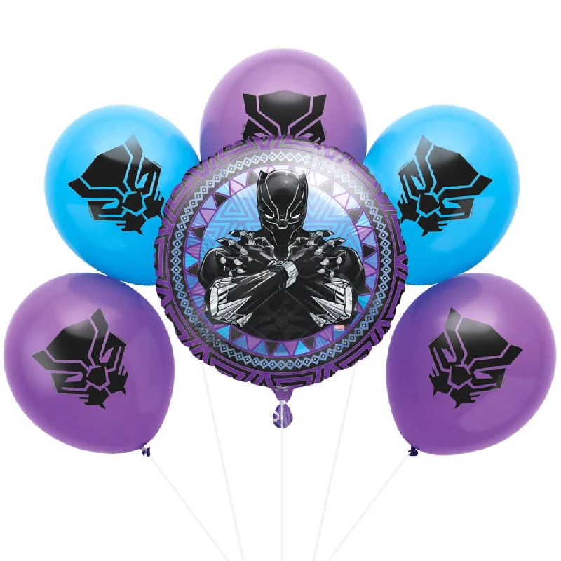 BLACK PANTHER FOIL & LATEX BALLOON KIT