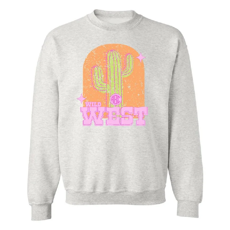 Monogrammed 'Wild West' Crewneck Sweatshirt