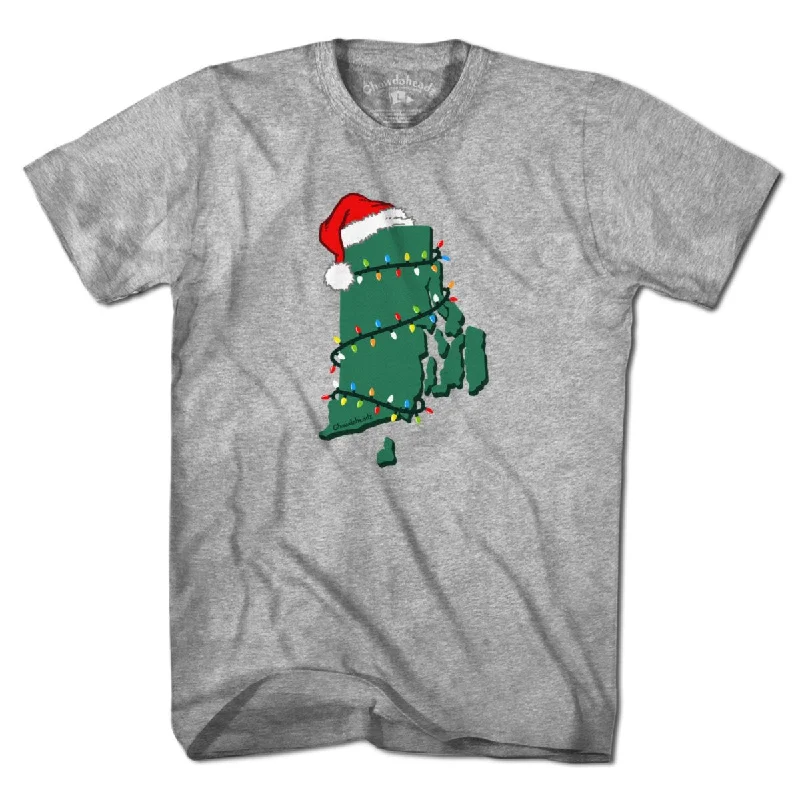 Santa Hat Rhode Island T-Shirt