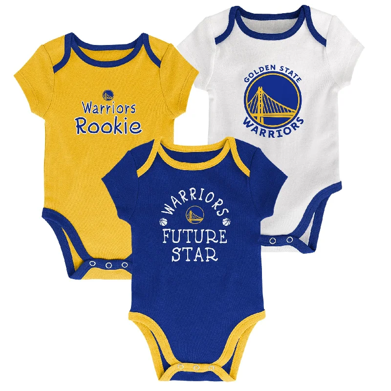 Golden State Warriors 3-piece onesie coverall size 3-6 months