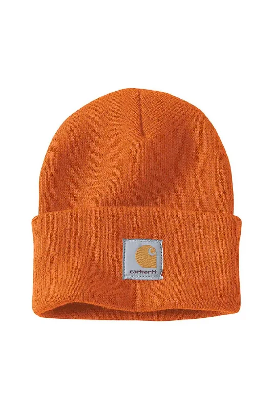 Carhartt Knit Cuffed Beanie in Orange | A18-Q65