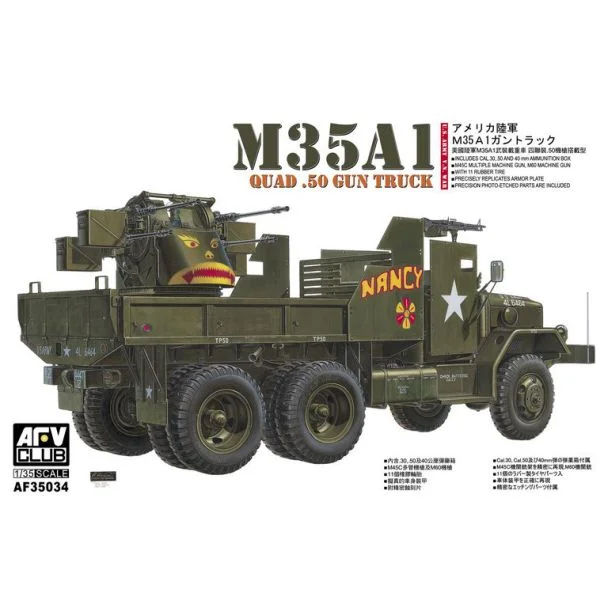 AFV Club 1/35 US Army M35A1 Vietnam Gun Truck.