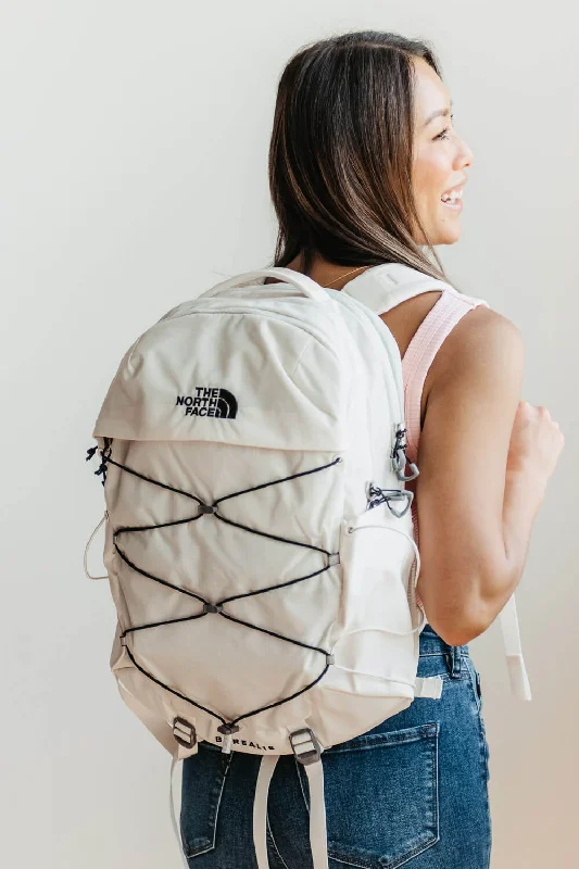 The North Face Borealis Laptop Backpack for Women in White | NF0A52SI-Q4C