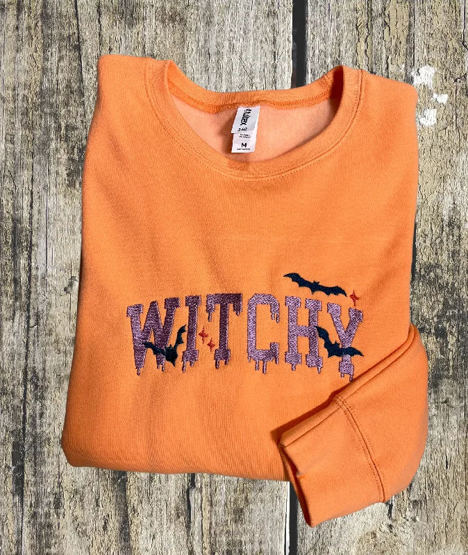 Witchy Embroidered Crew