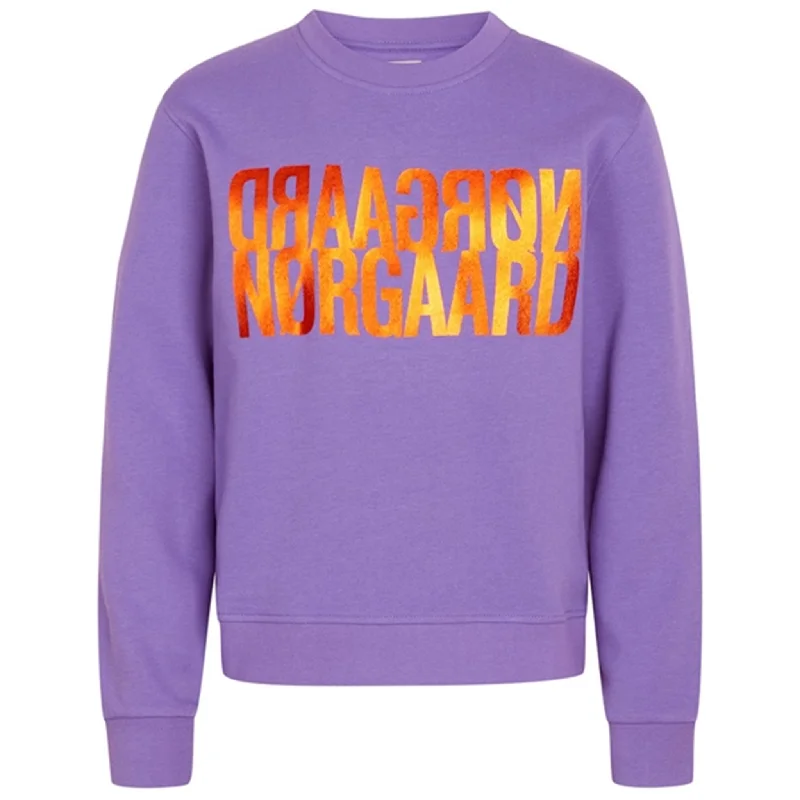 Mads Nørgaard Organic Sweat Talinka Sweatshirt Paisley Purple