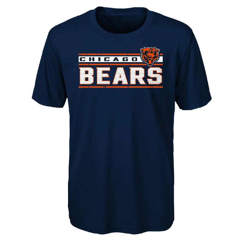 Chicago Bears youth short sleeve dri-fit sizes 8-20