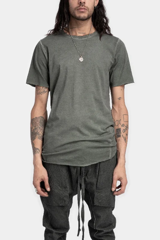 Staple spine detail t-shirt, Army