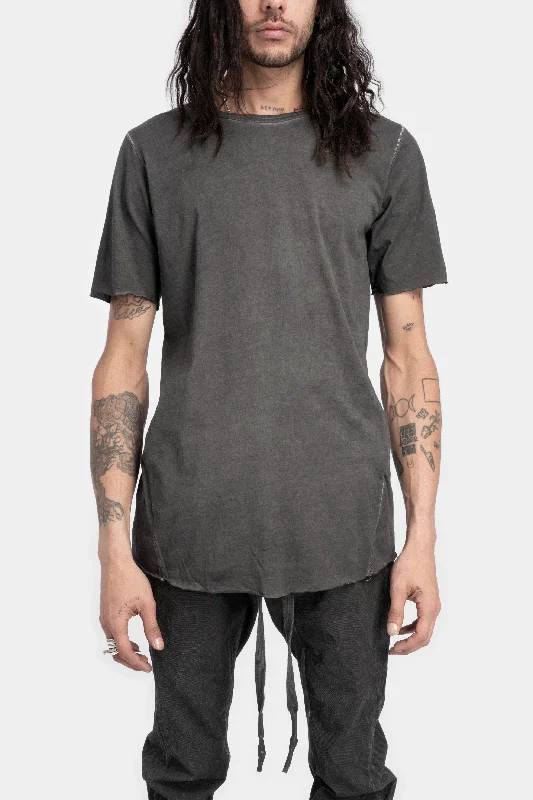 Staple spine detail t-shirt, Grey