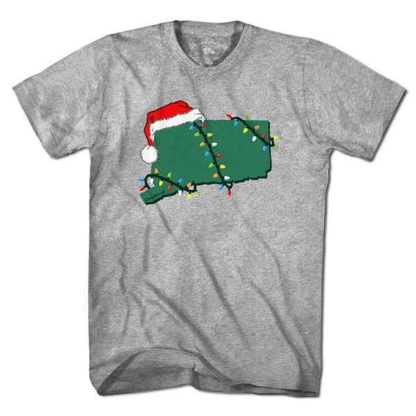 Santa Hat Connecticut T-Shirt