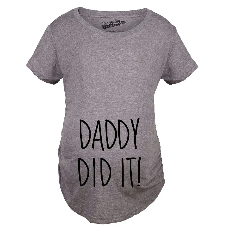 Dark Heather Grey - Daddy Did it