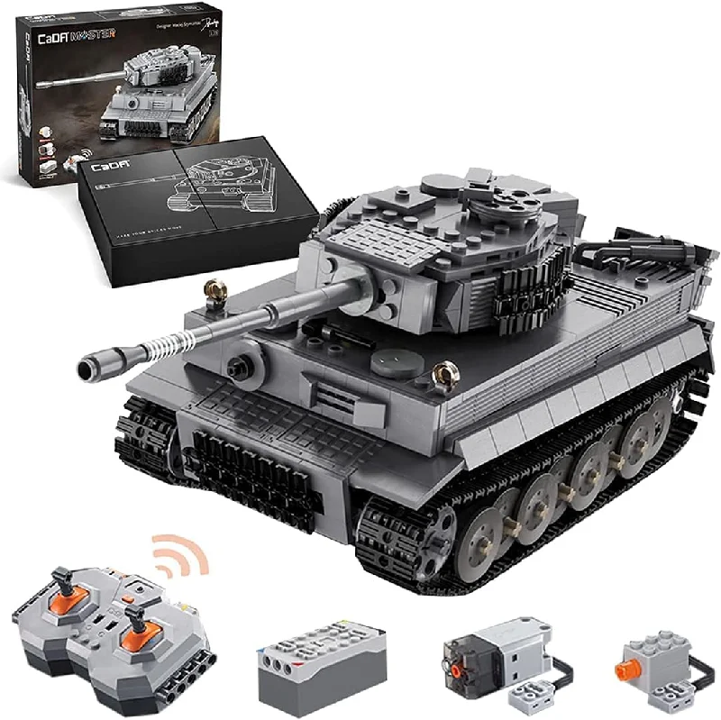 CaDA Remote Control Brick Model Tiger Tank