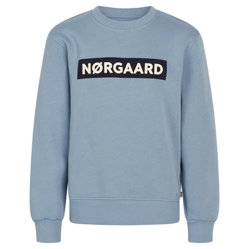 Mads Nørgaard Organic Sweat Solo Sweatshirt Faded Denim