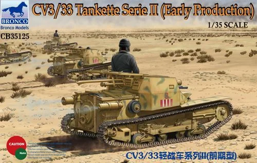 Bronco 1/35 CV3/33 Tankette Serie 2 (Early)