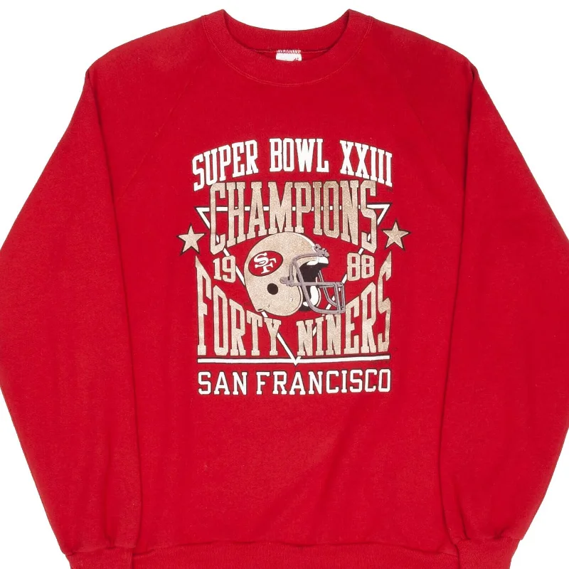 VINTAGE NFL SAN FRANCISCO 49ERS SUPER BOWL CHAMPS 1988 SWEATSHIRT XL MADE IN USA