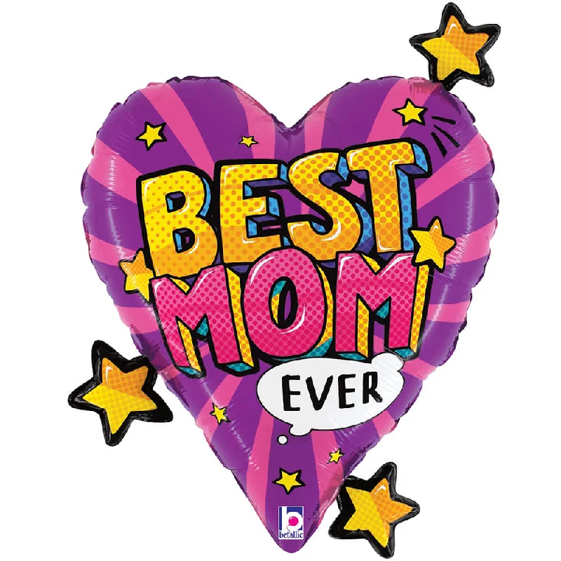 25 inch BEST MOM COMIC HEART