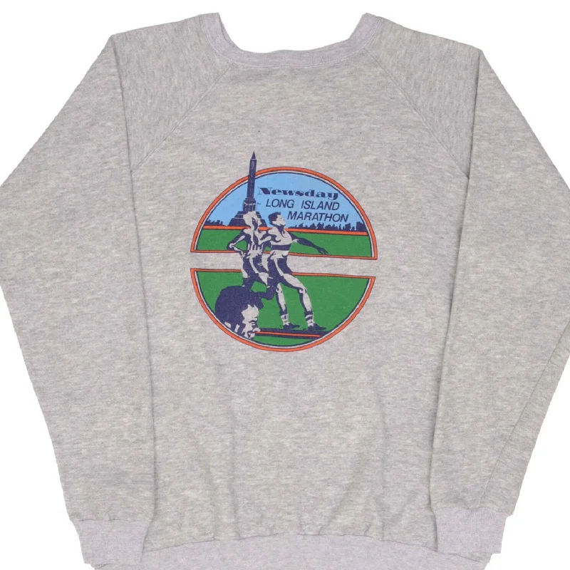 VINTAGE NEWSDAY LONG ISLAND MARATHON 1980S SWEATSHIRT SIZE LARGE