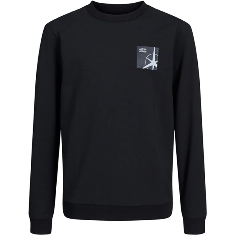 Jack & Jones Junior Black Filo Sweatshirt