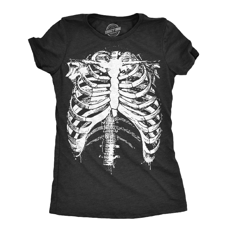 Splattered Rib Cage Women's T Shirt